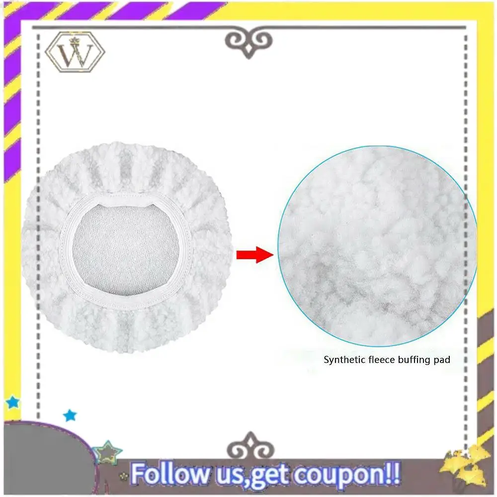 ABXV-8PCS 9-10 pouces cireuses de polissage ensemble de capot polisseuse tampon couverture outil de polissage