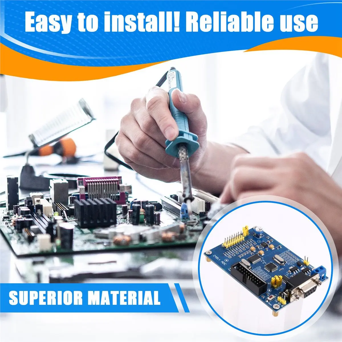 OKgood ADS1256 24-Bit AD High-Precision Acquisition Module 24-Bit ADC STM32F103C8T6 AD Module