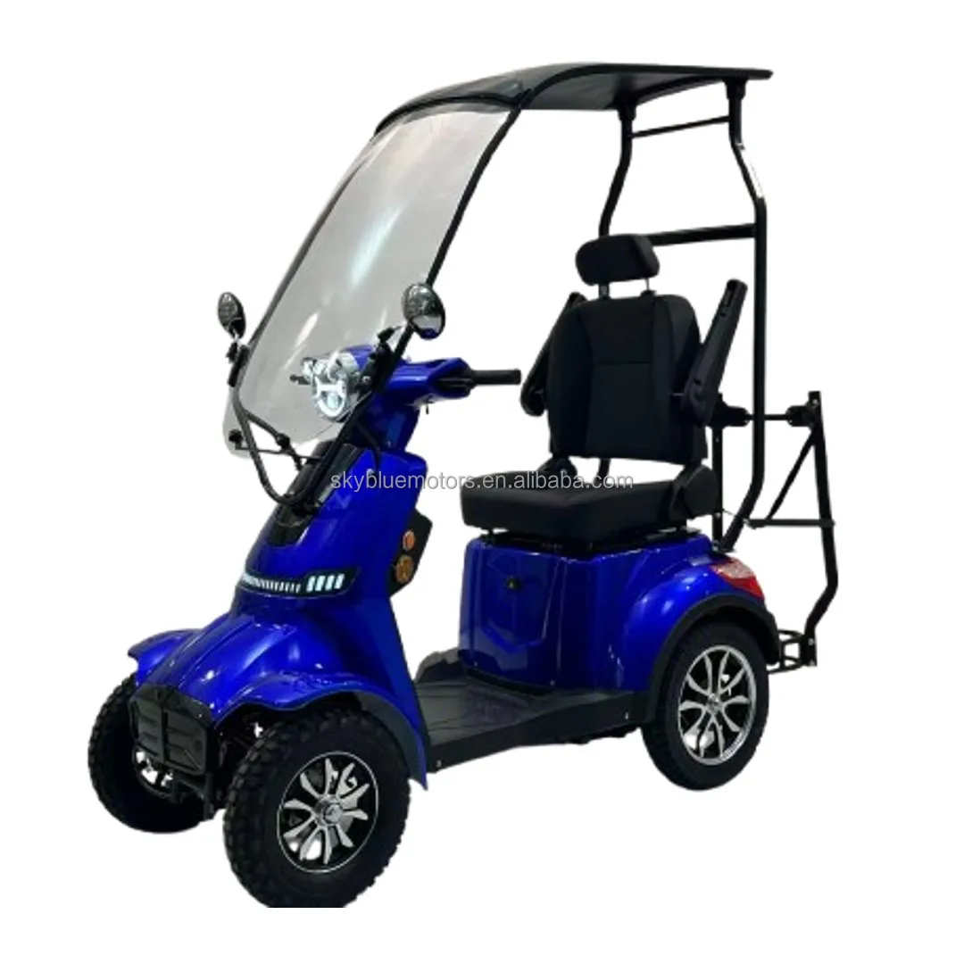 European Warehouse Hot Sale Heavy Duty Four-wheel Mobility Scooter 1000W Brushless Motor Full Suspension 200kg Load Capacity 60V