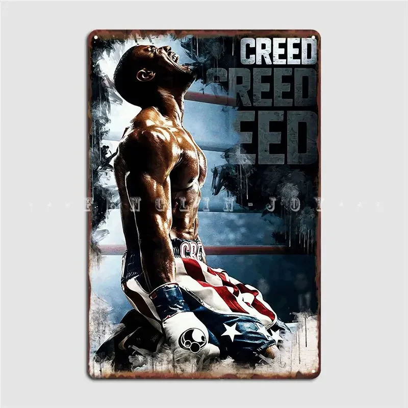 Adonis Donnie Creed Metal Plaque Poster Club Party Home Poster Personalized Tin Sign Poster