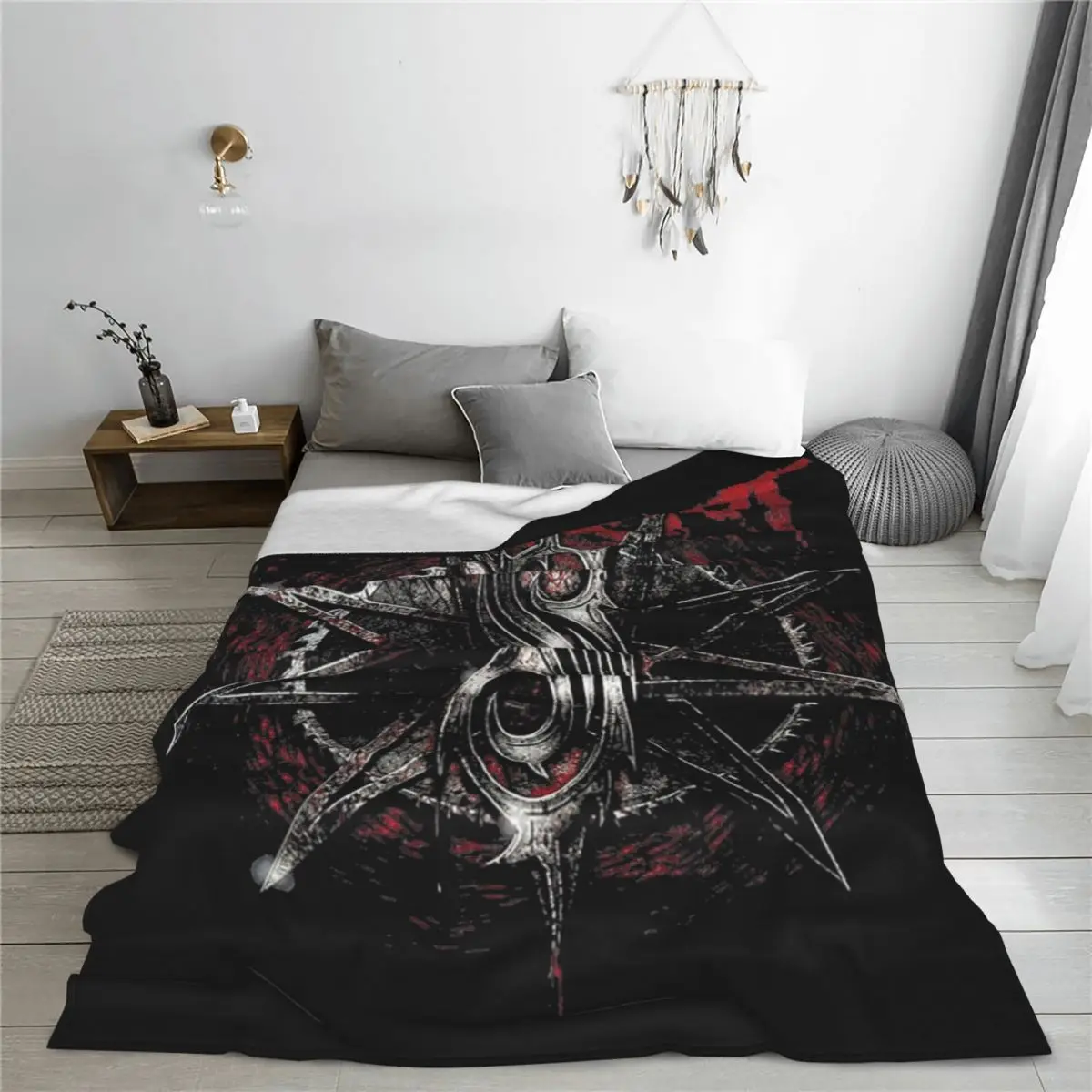 Slipknots Heavy Metal Band Blankets Flannel Print Rock Music Relax Ultra-Soft Throw Blanket for Bed Outdoor Bedspreads