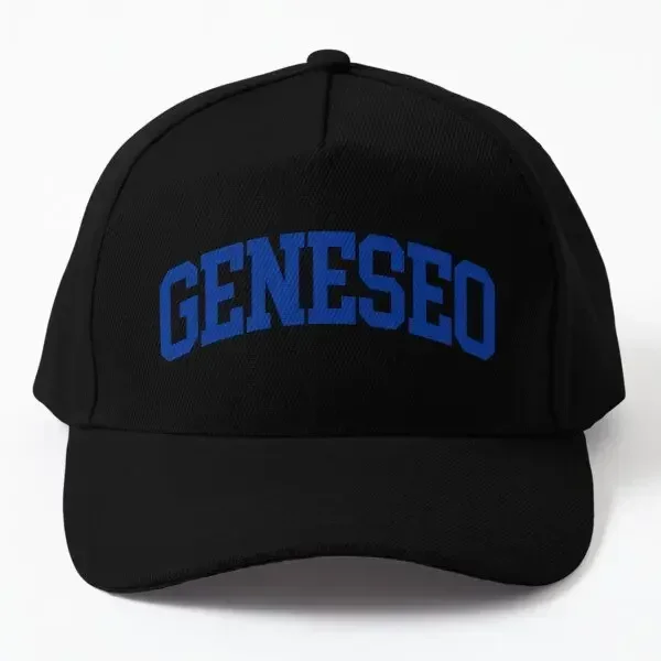 Geneseo College Font Boné de beisebol curvo chapéu cor sólida ao ar livre feminino primavera     Snapback Verão Meninos Czapka Hip Hop Sol