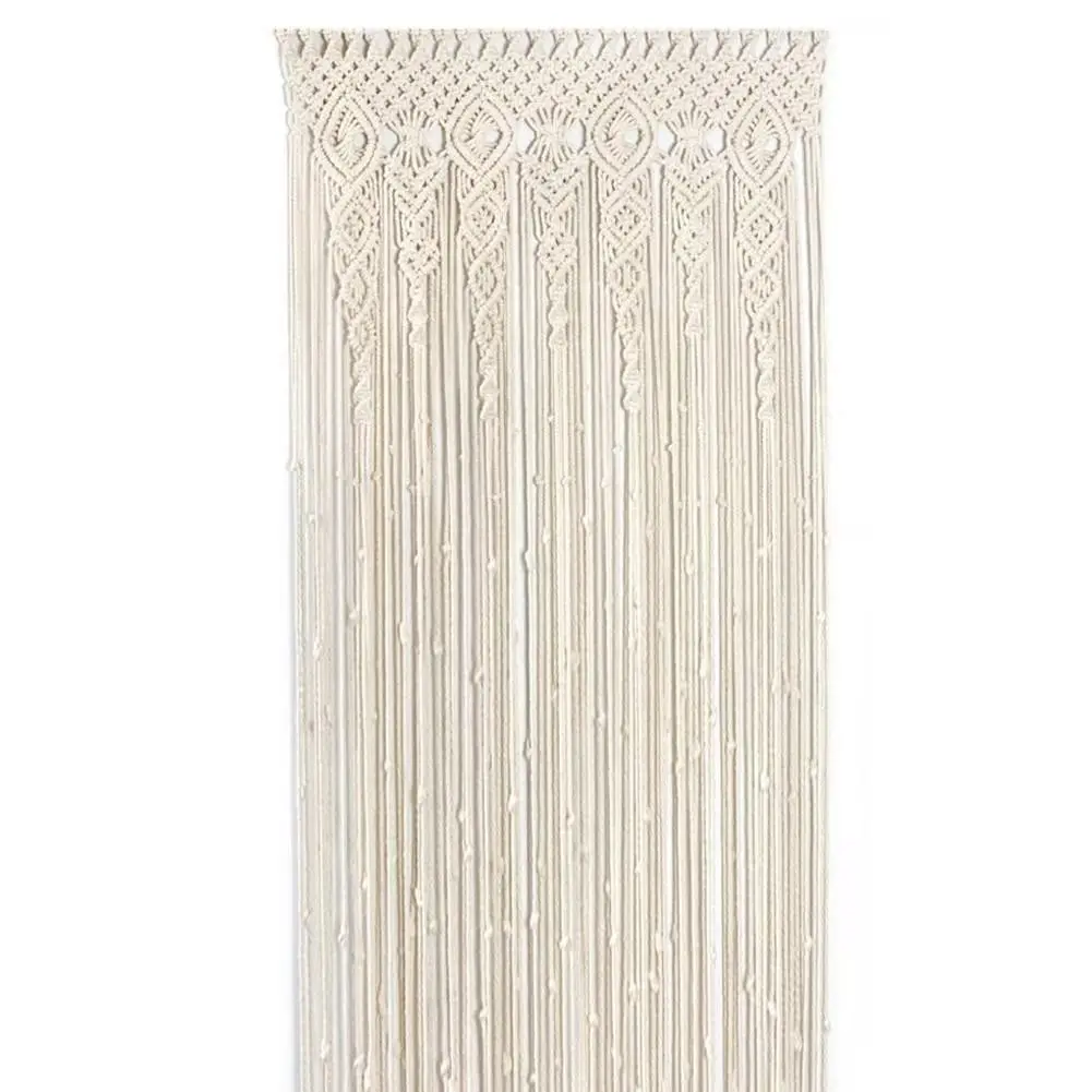 Macrame Curtains Wall Hanging Woven Tapestry Door Hanging Room Divider Curtains Wedding Curtain Boho Wall Backdrop Decor