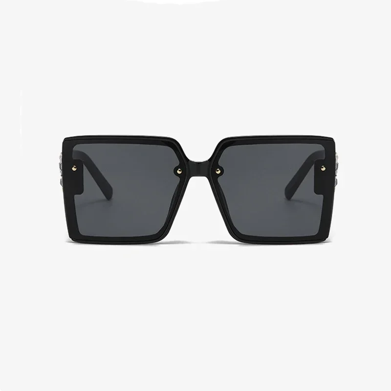 Classic Brand Designer Square Sunglasses Women 2023 New Trendy Sun Glasses Fashion Vintage Luxury Diamond Big Frame Shades UV400