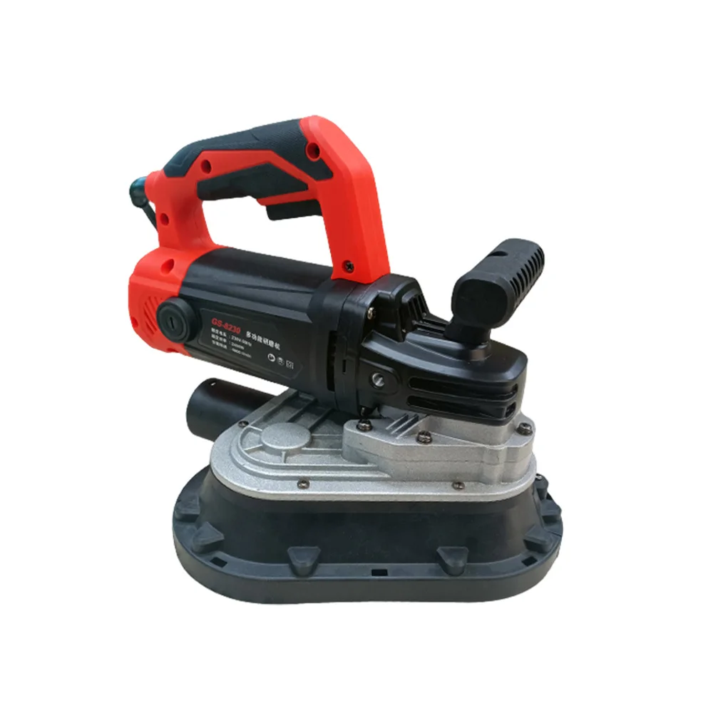 

High-Power Electric Edger with Retractable Handle Easy Setup Small Tools for Ground Grinding Includes Engine Motor Gearbox