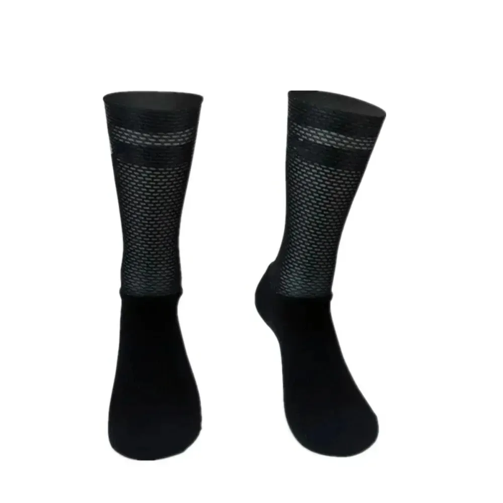2025 Aero Socks Anti Slip Silicone Cycling Socks Men Bicycle Sport Running Bike Socks Calcetines Ciclismo view 5