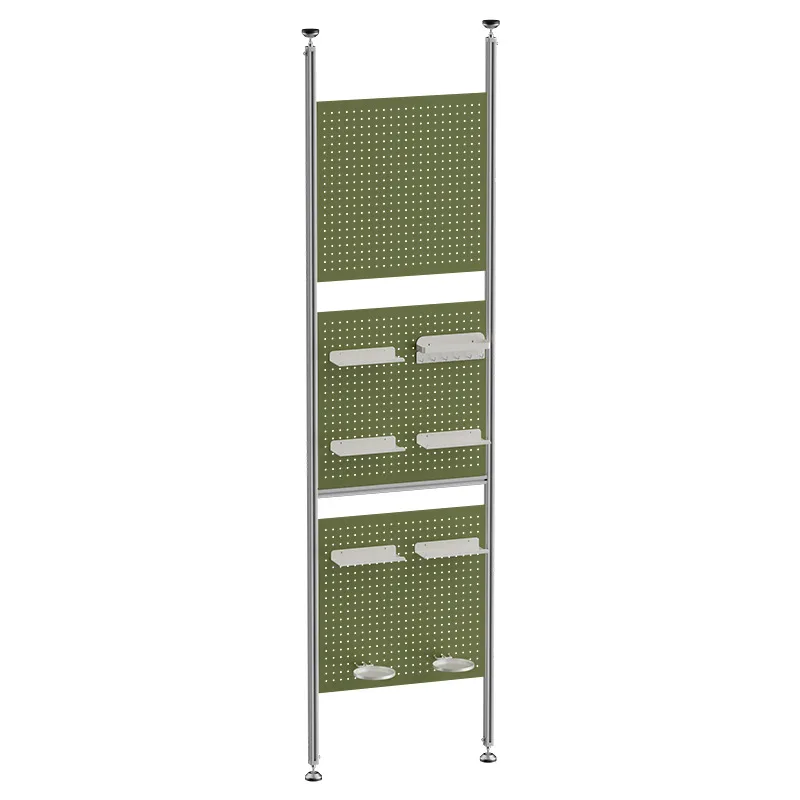 Aluminum profile corner Dingtianli hole board wall shelf No punching, living room balcony against the wall storage display