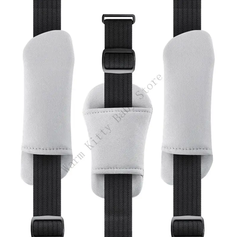

3 Pack Universal Baby Safety Car Seat Shoulder Strap Covers Kids Car Seatbelt Pads and Crotch Cushion For Baby Stroller Cart