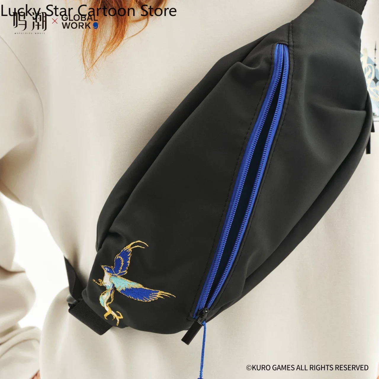 Role Play Birthday Gifts Cosplay Official Wuthering Waves Cosplay Theme Waist Bag Halloween Gift