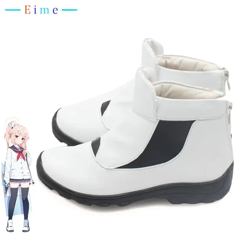 Game Blue Archive Yutori Natsu Cosplay Shoes PU Leather Shoes Halloween Carnival Boots Cosplay Prop Custom Made