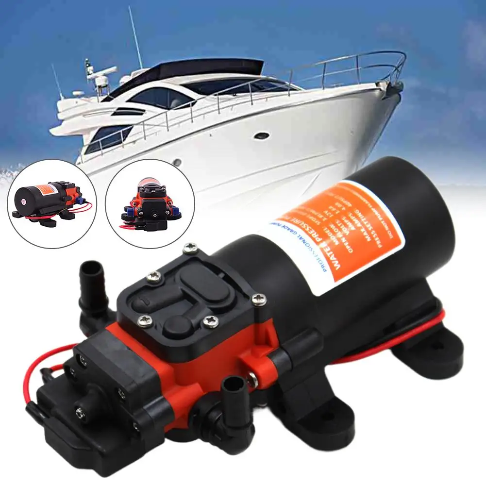 

Water Pump Diaphragm Pump Boat Accessories Showers Toilets Water Transfer Motor For RV O8E7