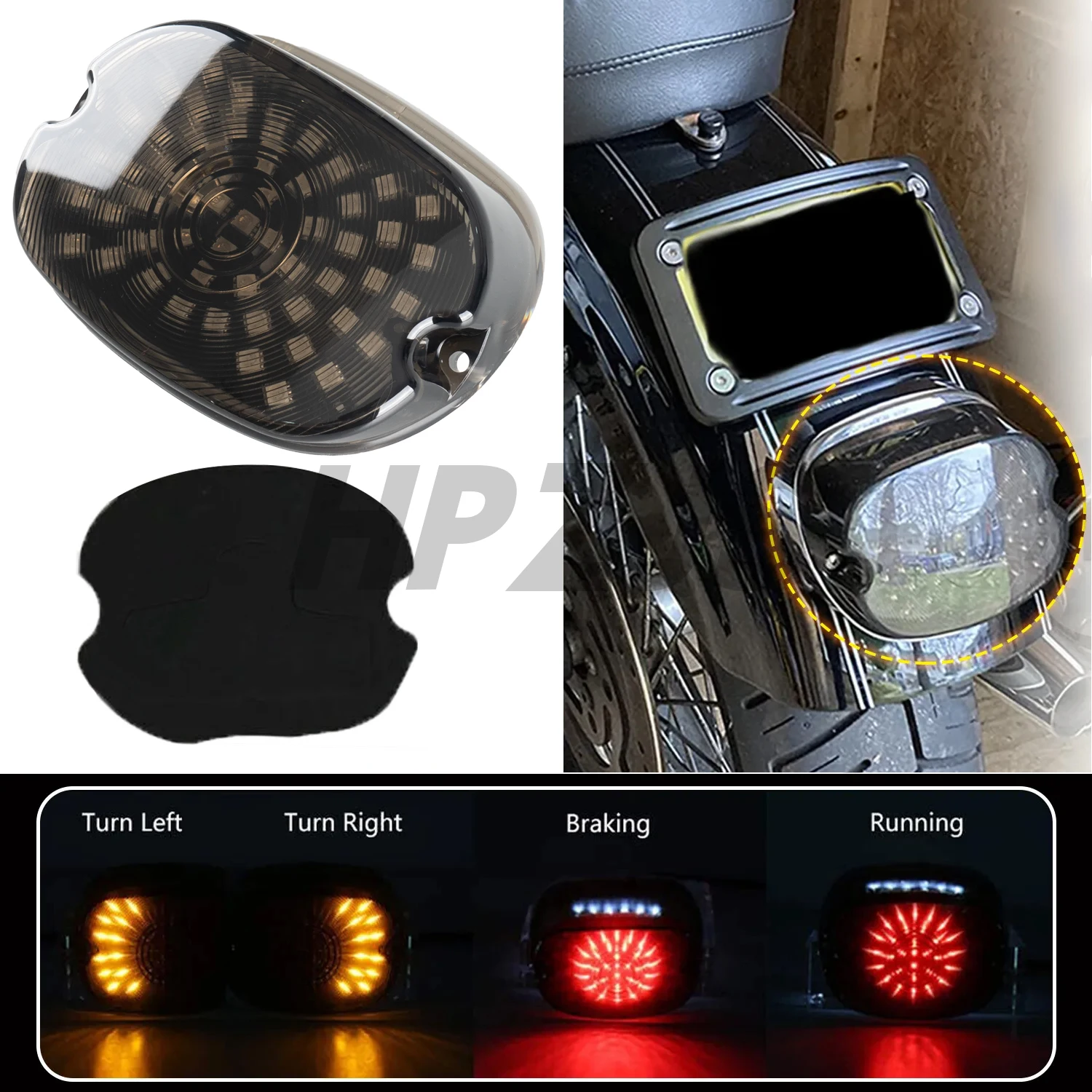 

LED Tail Light Brake Turn Signal For Harley Motorcycle Tour Electra Road Glide Sportster Softail FLST Fatboy Dyna Street Bob