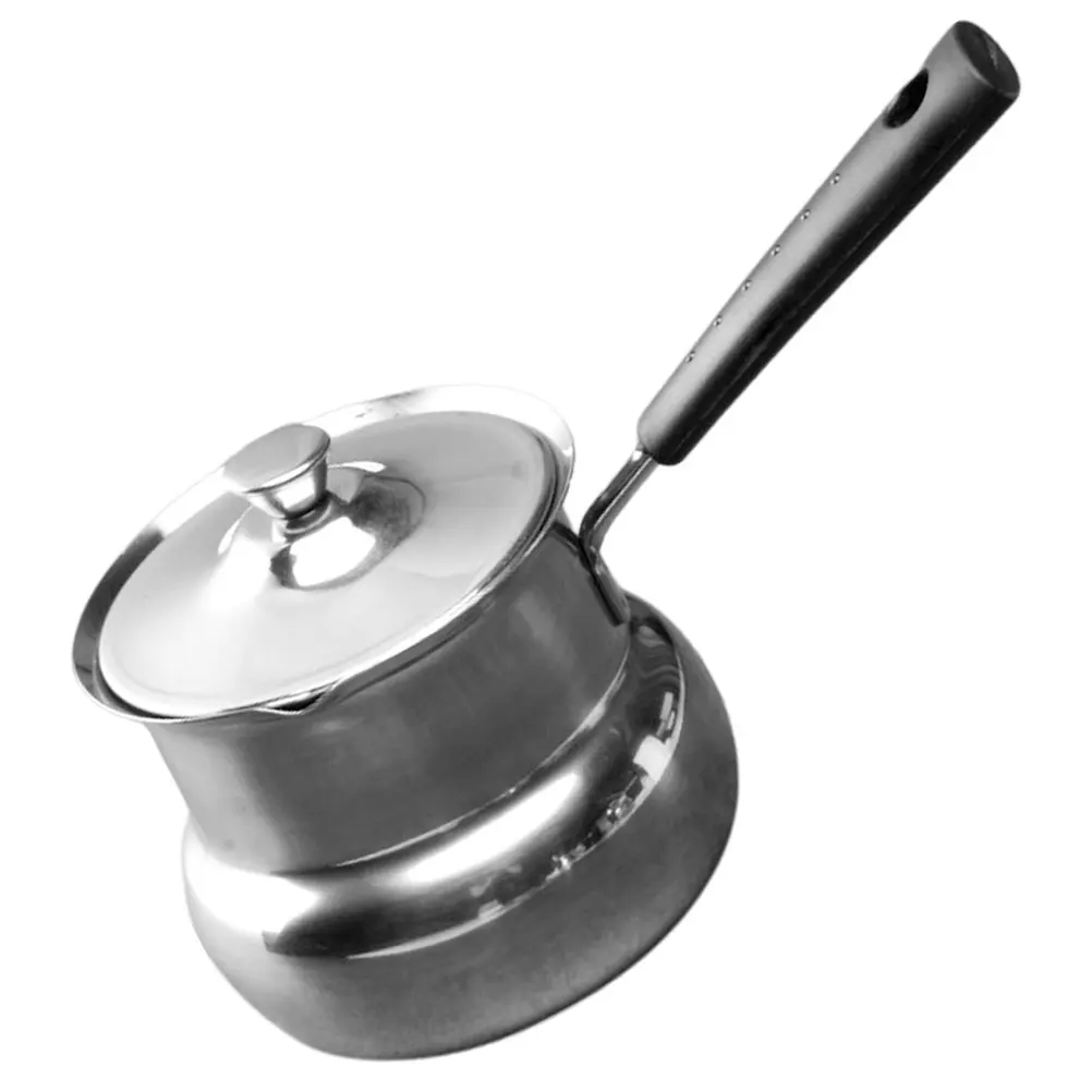 

Stainless Steel Small Pot Hot Milk Cup for Heating Espresso Coffee Oatmeal Soup Stove Top Cookware Lightweight Flexible Milk