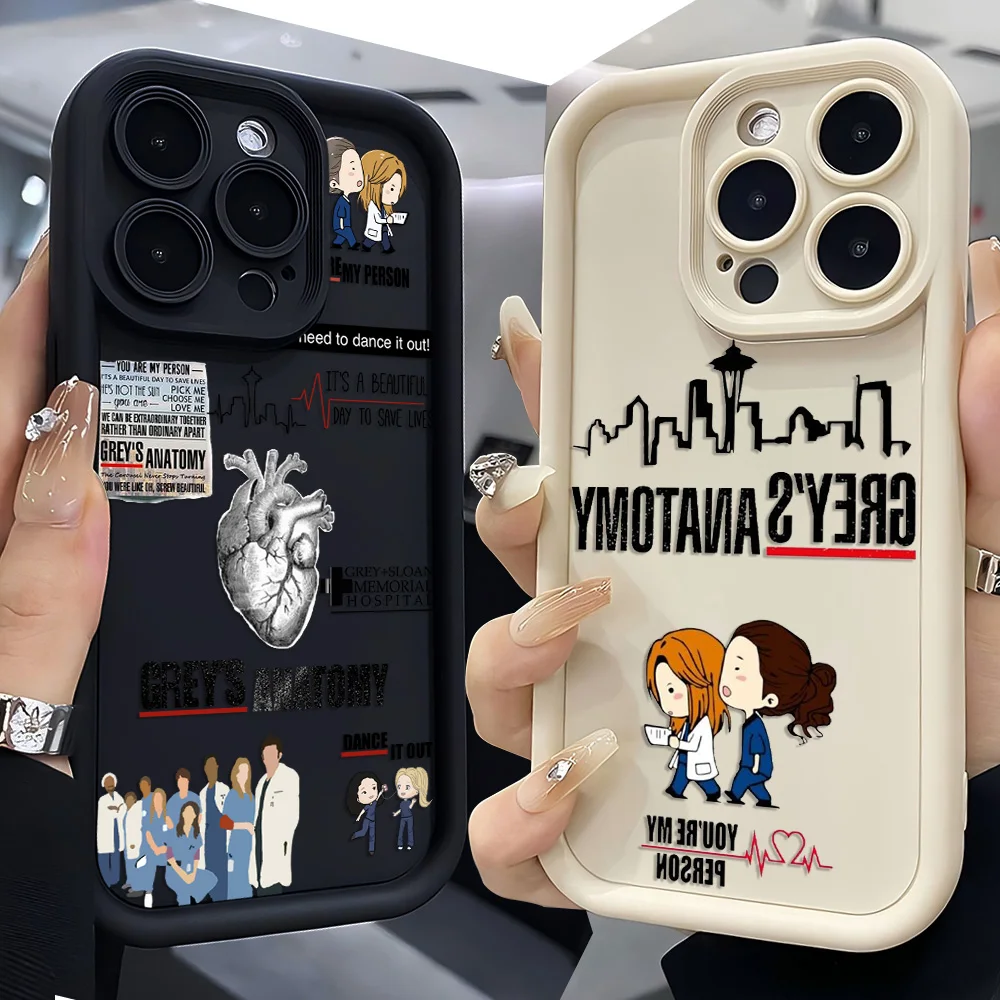 Capa de Telefone Greys Anatomy You Are My Person para Google Pixel 10 9A 9 8 7 8A 7A Pro XL 4G 5G, Capa Traseira de Silicone TPU Macio
