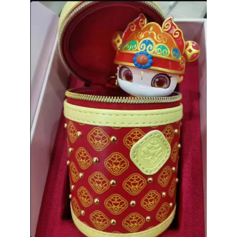 Qian Duoduo Wealth God Figure for Prosperity and Good Luck Crossbody Handbag