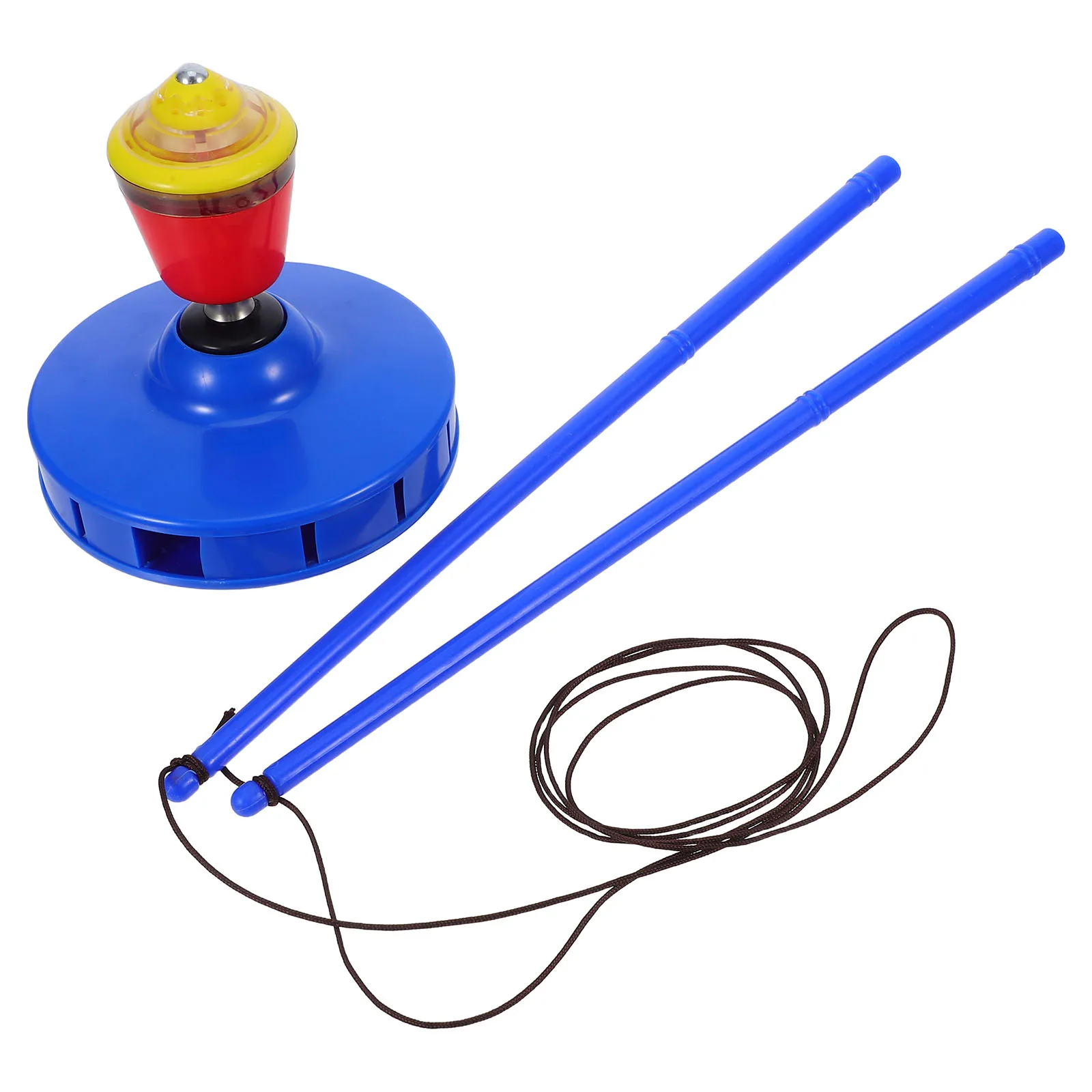 Yoyo Diabolo chino para niños, de un solo extremo, absorbente de golpes, diversión al aire libre, habilidad de plástico, Spinning Top, malabarismo, truco de Fitness, Yo-Yo