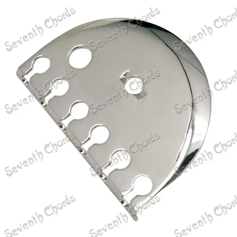 Ein Satz Nickel-E-Gitarrenbrücken für 6-Saiter, Sattel, Musikinstrumentenzubehörteile – Detail 5