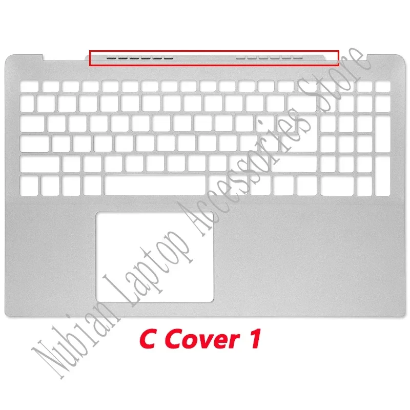 Pokrywa tylna LCD/Ramka przednia/Podkładka pod klawiaturę/Klawiatura/Dolna obudowa/Zawiasy Srebrne do laptopa Inspiron 15 5590 5598 039T35 WWD75 DV7T7 — zdjęcie produktu 5
