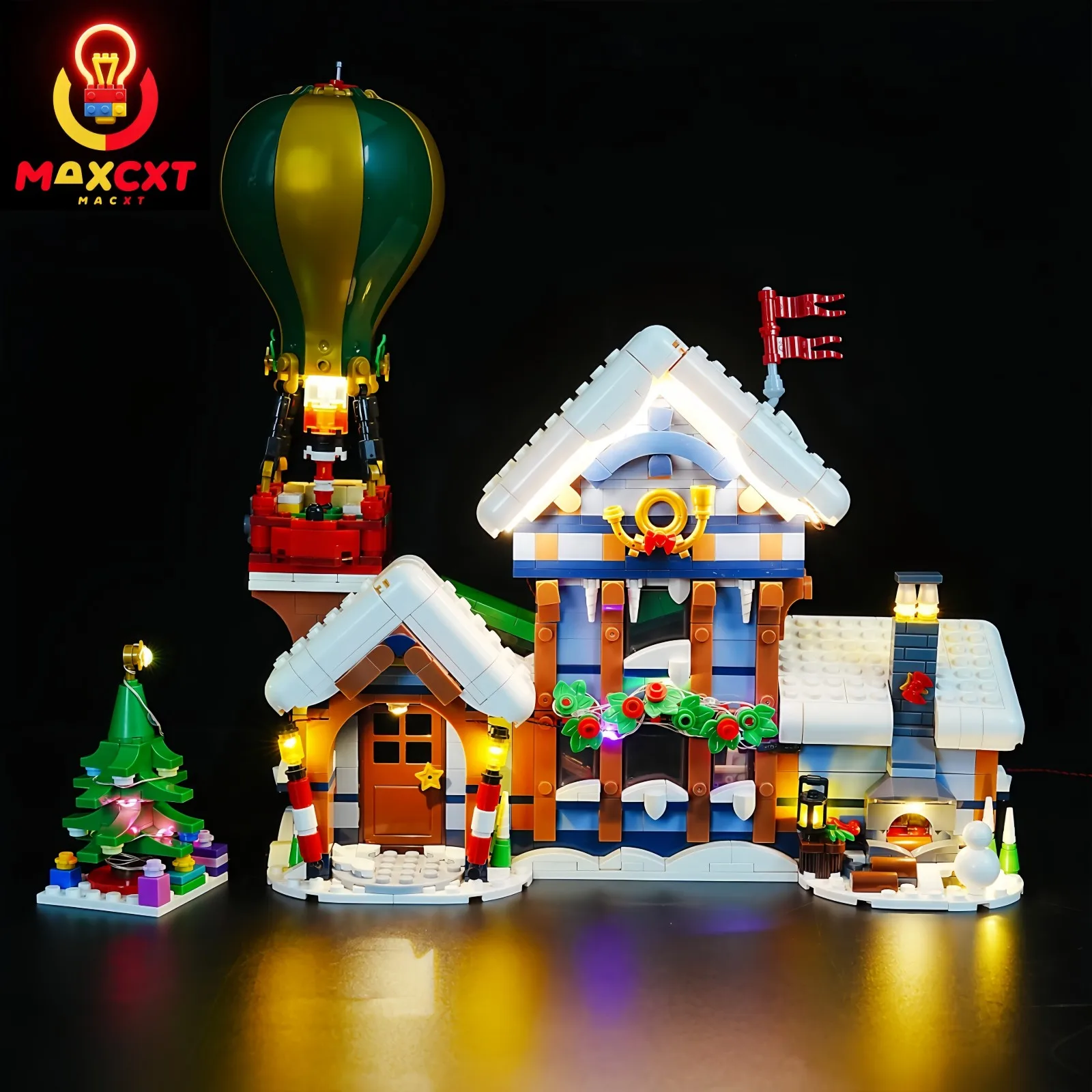 

MAXCXT LED Light For LEGO 10339 Santas Post Office DIY Decorative Lamp Not Include Building Blocks Set