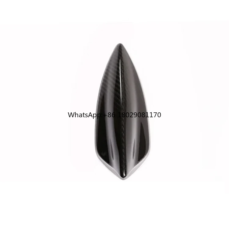 Per Cadillac CT6/XT4/XT5/XTS vera fibra di carbonio accessori esterni tetto Shark Fin Antenna decorazione pannello di copertura