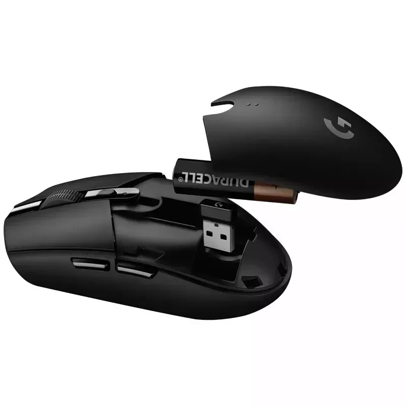 Logitech G304 Lightspeed Wireless Gaming Mouse - Hero 12K Sensor 12000 DPI 6 Programmable Buttons Compatible with PC And MacOS