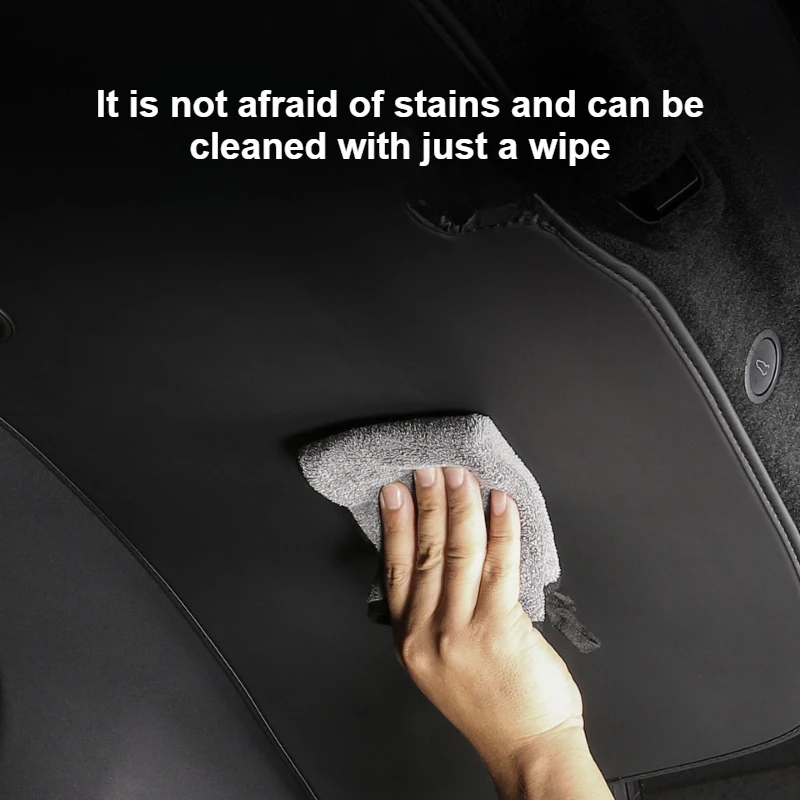 テスラ モデル3 ハイランド モデルY ジュニパー 2025 テールゲート保護レザーパッド トランクテールゲートマット インテリアトリム カーアクセサリー