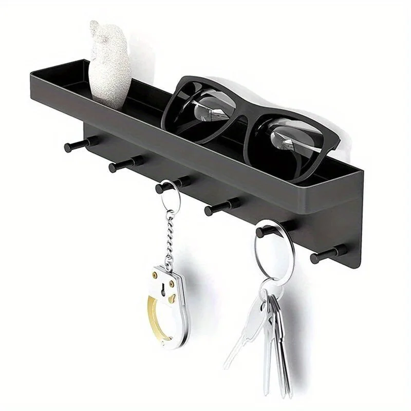 

Kitchen Bathroom No Hole Organizer Hanging Key Chain, Clothes, Umbrella Storage Rack, Home Organization and Storage Supplies