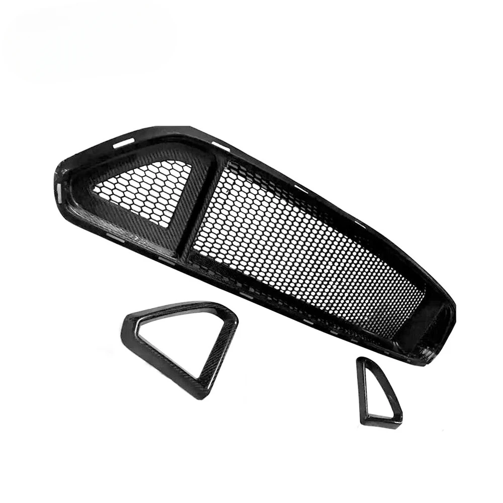 RTR Style Carbon Fiber Front Grill for Ford Mustang GT Coupe 15-16customcustom