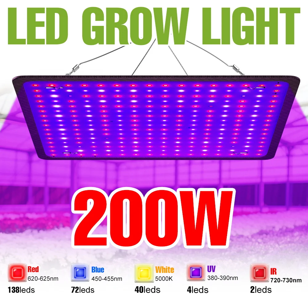 250 واط LED لوحة الكم مصنع ملء ضوء الطيف الكامل تنمو مصباح الدفيئة المائية الخضار بذور زراعة الإضاءة الاتحاد الأوروبي/الولايات المتحدة التوصيل