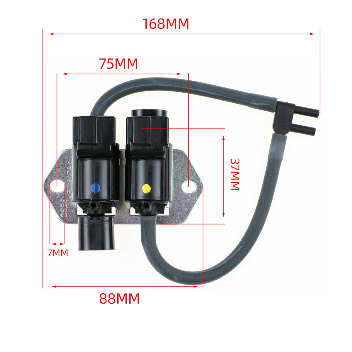 MB937731 Vacuum Switch Solenoid Valve Fits Mitsubishi Montero Pajero L200 L300 V43 V44 V45 K74T V73 V75 MB620532 K5T47776