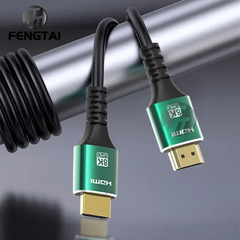 

FT-кабель Ethernet 10M HDMI 2.1 Кабель HDMI 8K 60 Гц 4K 120 Гц 48 Гбит/с EARC ARC HDCP Сверхвысокоскоростной HDR для RTX Видеокабель ПК