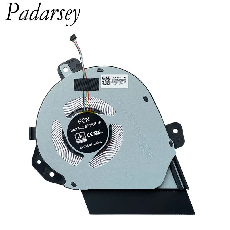 Padarsey-ventilador de refrigeración de CPU para ASUS Rog GX502DU GA502 GA502D GA502DU GA502IU GA502IV GU502 GU502DU GU502GV GU502GW GU505D