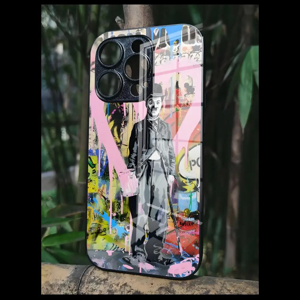 Arte de rua Banksy Graffiti Para OPPO A 55 54 One Plus 8T 92s A93s A94 95 8 9 7 Pro FindX3 X5PRO RENO4 RENO7 Reno4se 5F 6Z Vidro C