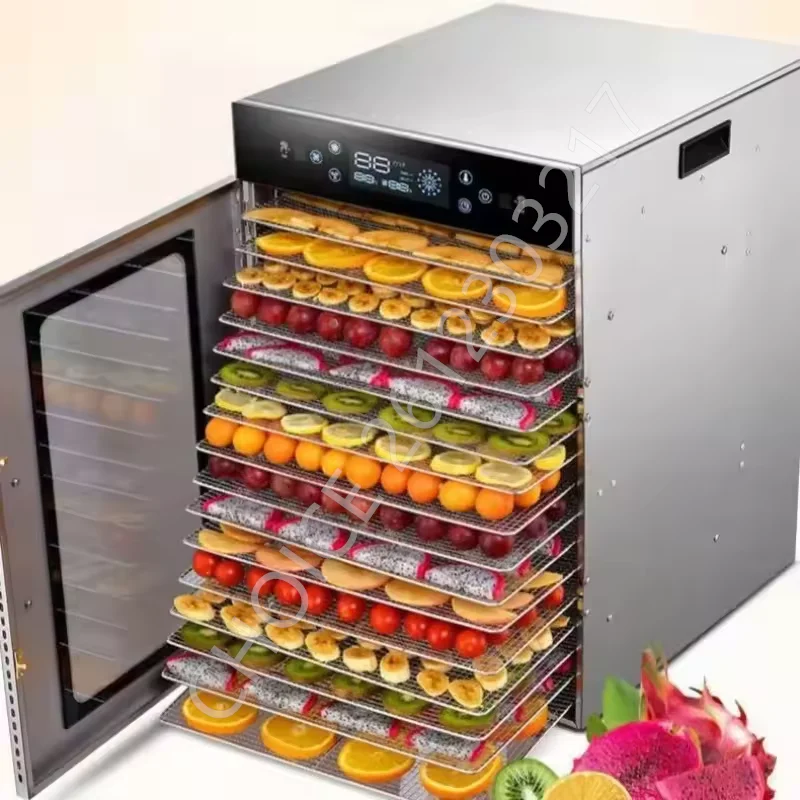 Commercial Food Fruit Dehydrator Home Use and Commercial Use Vegetable Pet Snacks Meat Medicinal Materials Multifunctional Dryer