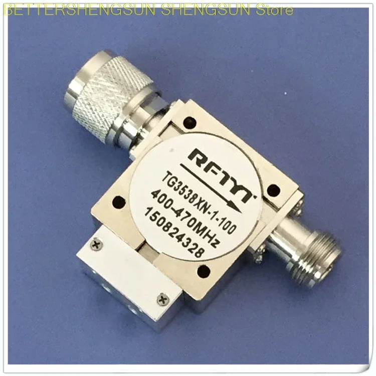 RF coaxial isolator 400-470MHz, N type male and female head ferrite isolator