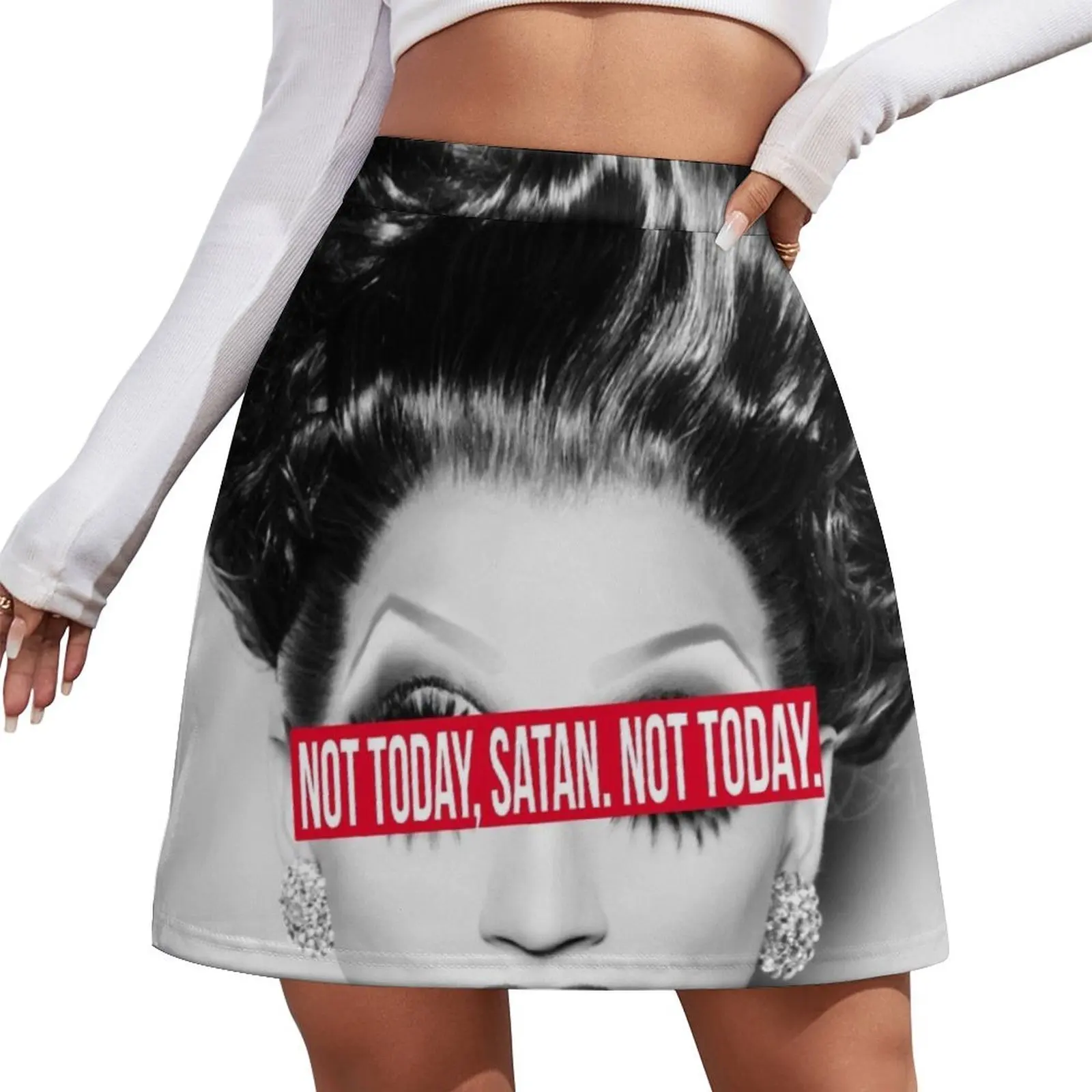 

Not today, Satan. Not today. Mini Skirt korean summer clothes korean style clothing luxury evening dresses 2026