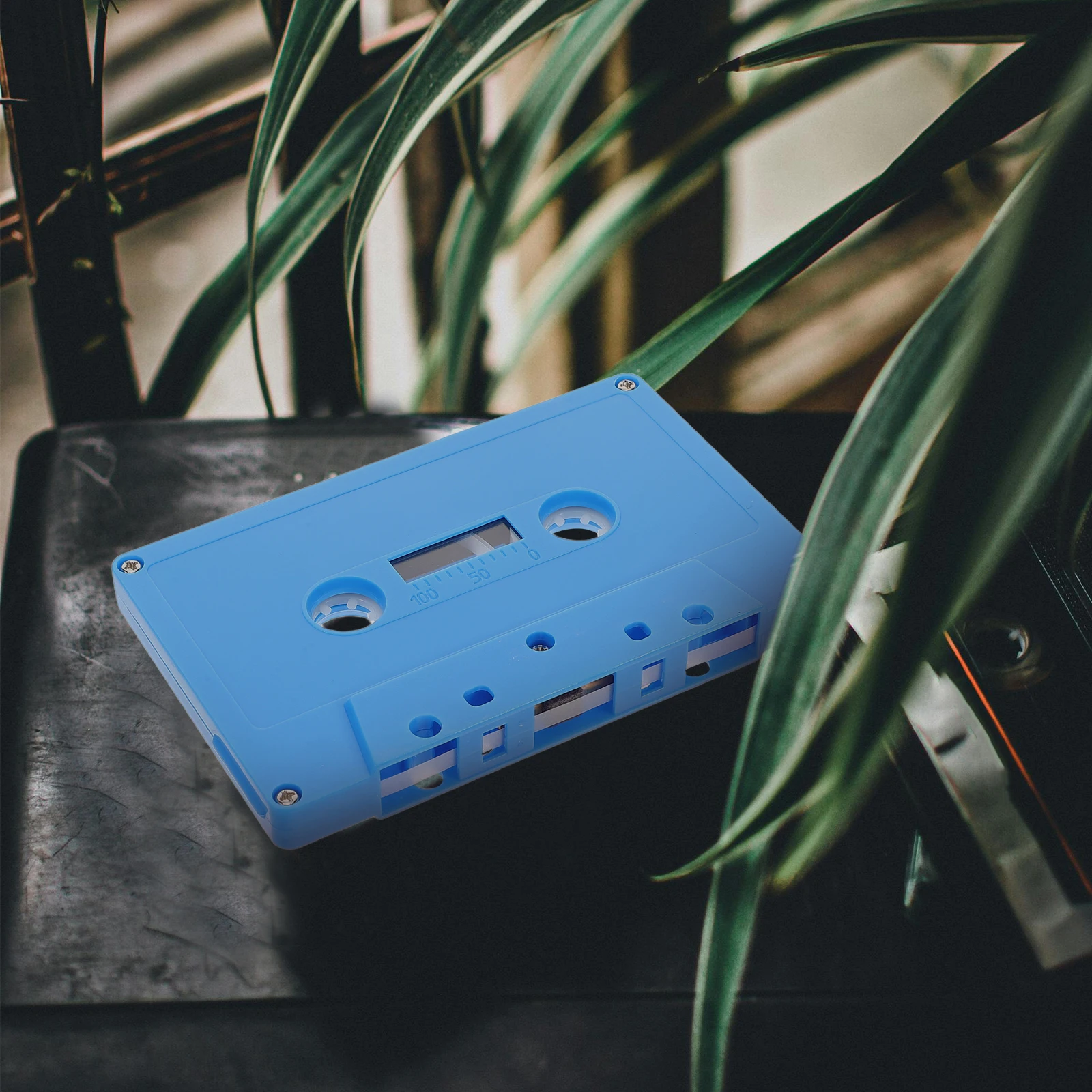 

2pcs Retro Box Vintage Decorative Storage Music Lover Gift Blank Tapes Audio Cassette Holder Unique Party for Desk
