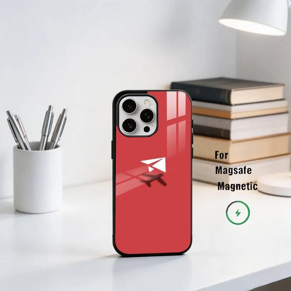 S-Simple S-Style A-Airplane Phone Case For iPhone17,16,15,14,13,12,11 Plus,Pro Magnetic For Magsafe Wireless Charging