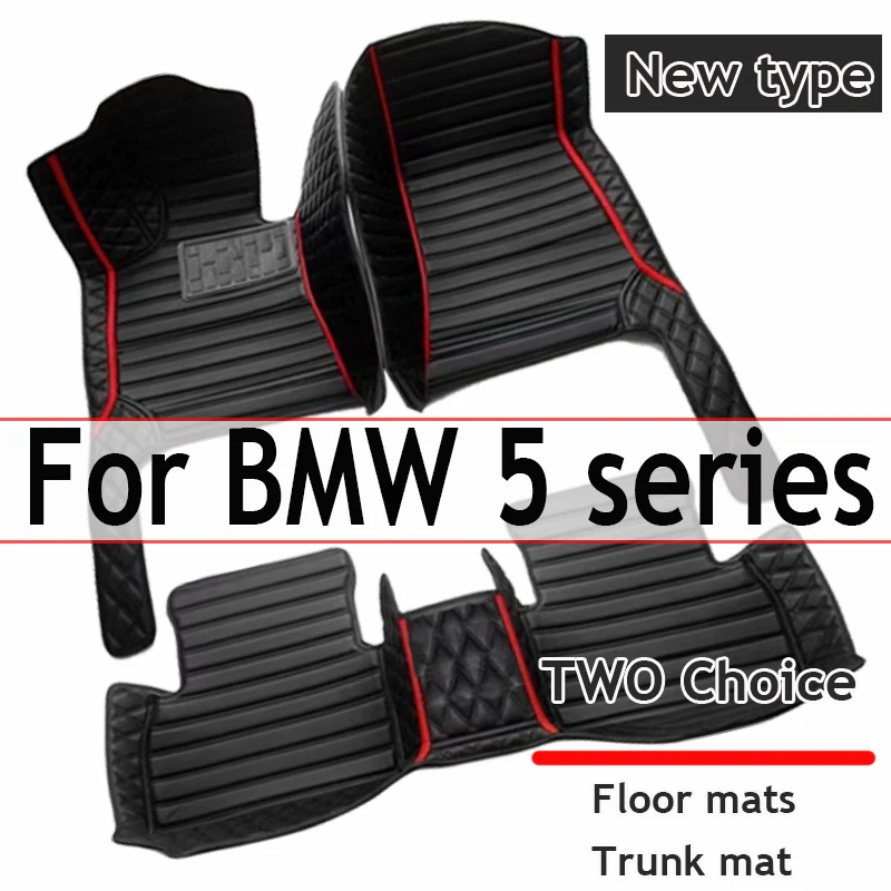 Car floor mats for BMW 5 series G30 525i 530i 540i 2018 19 20 21 22 Custom auto foot Pads automobile cover interior accessories