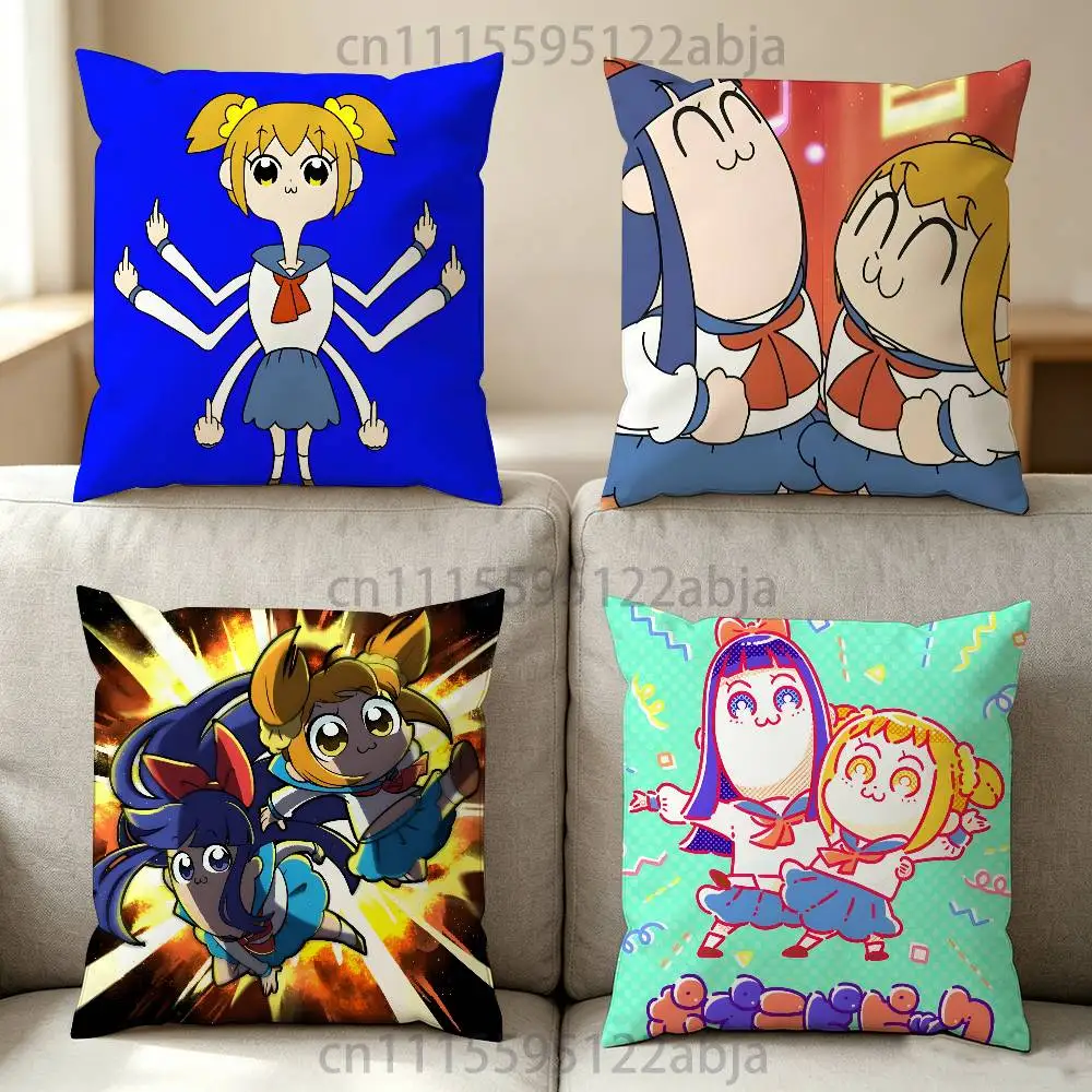 P-POP TEAM EPIC-C Throw Pillow Case 40x40cm Decoration DIY Square Chair Pillowcase Pad Cover
