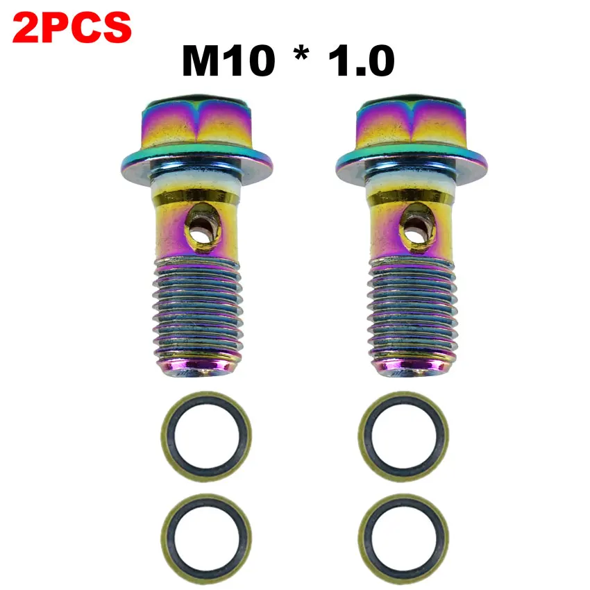 Stainless steel M8 M10 Brake Caliper Banjo Bolt Oil Drain Screw For Yamaha Kawasaki Suzuki Aprilia Brake Hose Screw