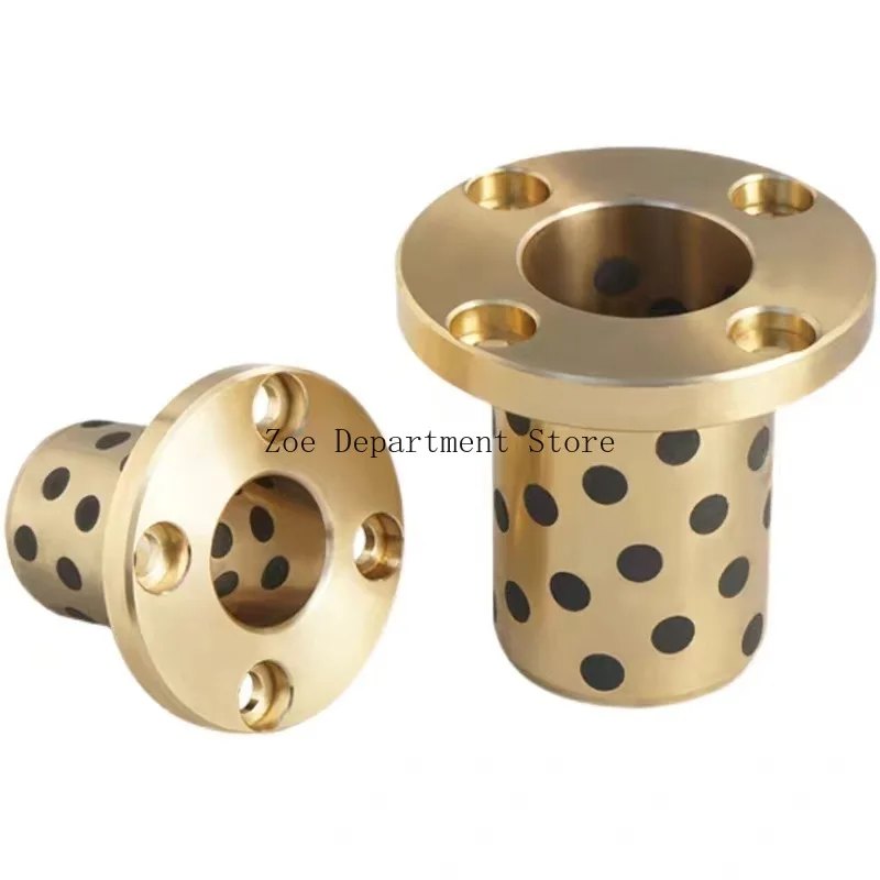 Brass Solid Lubricated Graphite Copper Sleeve /Oil-Free Bushing /Self-Lubricating Bearing