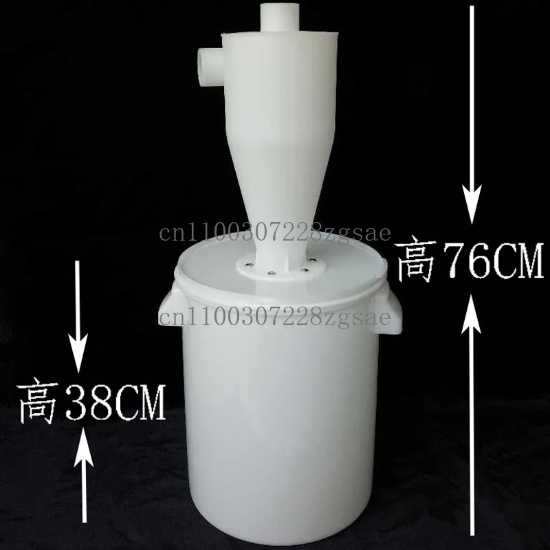 

Циклонный пылесборник Деревообработка Циклонный фильтр для сбора пыли Ведро Шпатлевка Порошок Вакуумное украшение Полировка