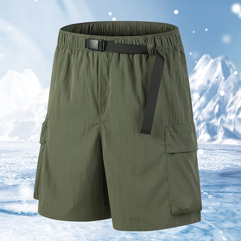 2026 Summer Style Workwear Shorts Quick-Drying, Sporty, Fashionable Running and Leisure Pants Men's Loose and Breathable Shorts