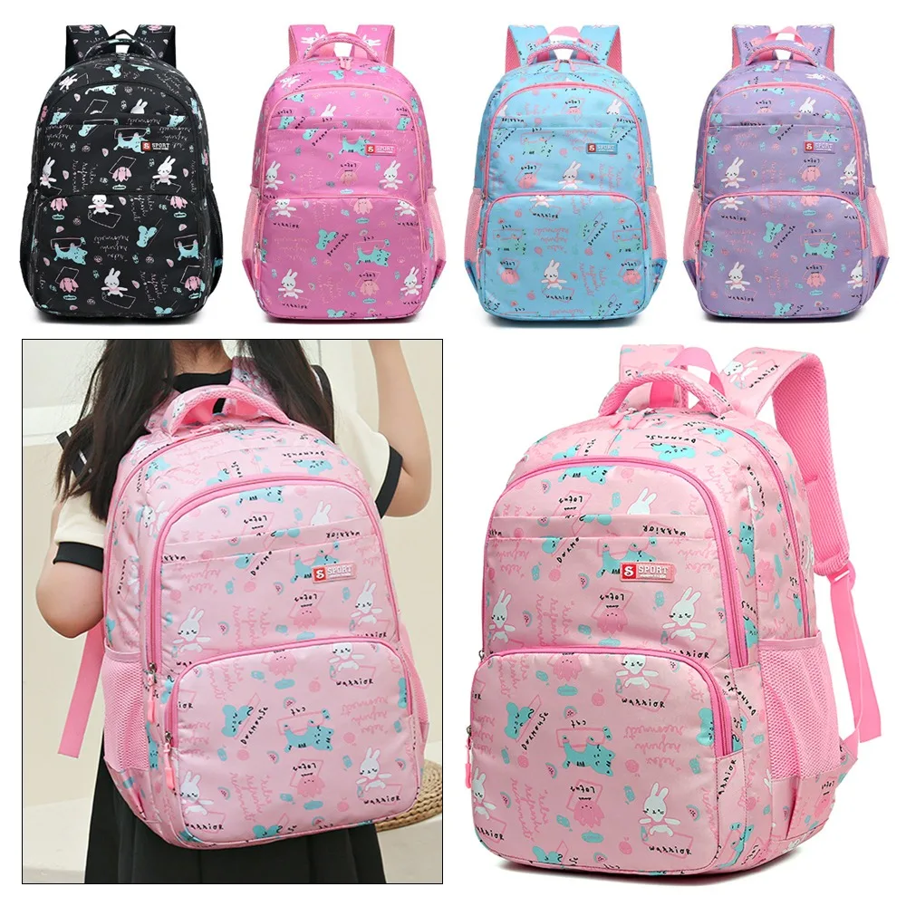 New Large Capacity Backpack Fashionable and Versatile Primary School Girls\' School Bag Sweet Cute Lightweight Casual Backpack