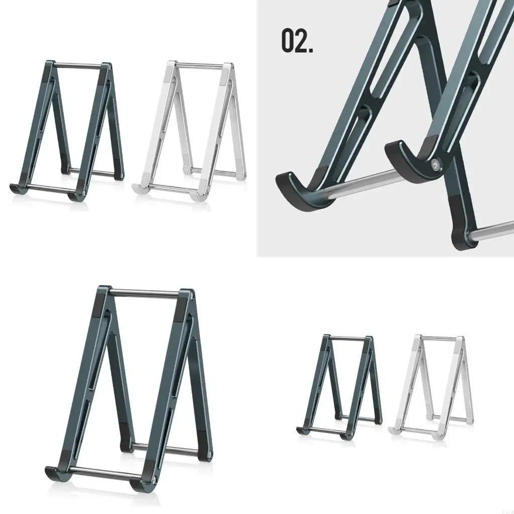 

F42D Cradle Tablet Holder Triangular Cell Phone Stand Support Portable