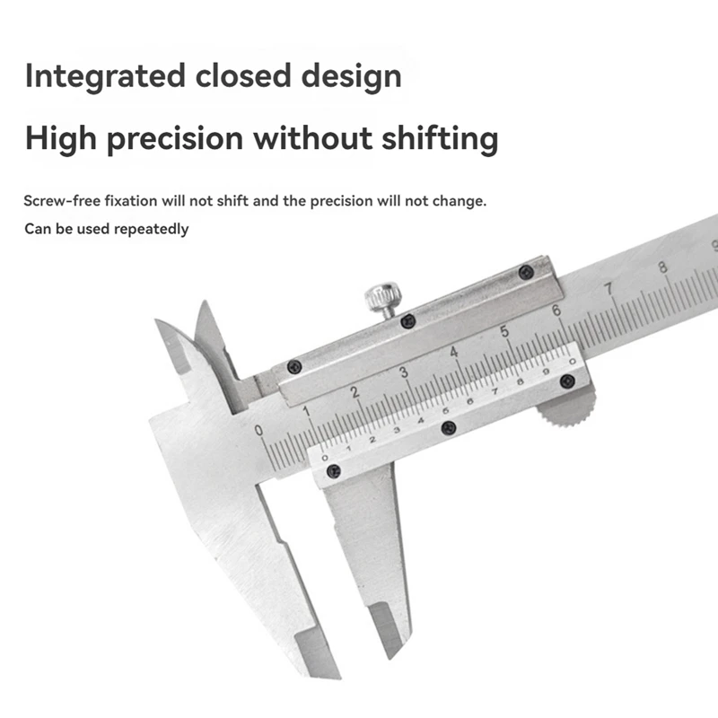 BAAG-calibrador de acero al carbono, calibrador de alta precisión, micrómetro Manual, calibrador deslizante, calibrador Vernier para el hogar