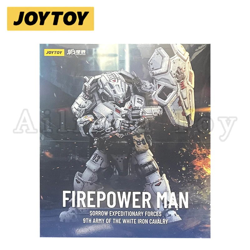 JOYTOY 1/18 حزن على شكل حركة قوات الجيش 9th الجيش الأبيض الفرسان قوة الإطفاء رجل نموذج Free S