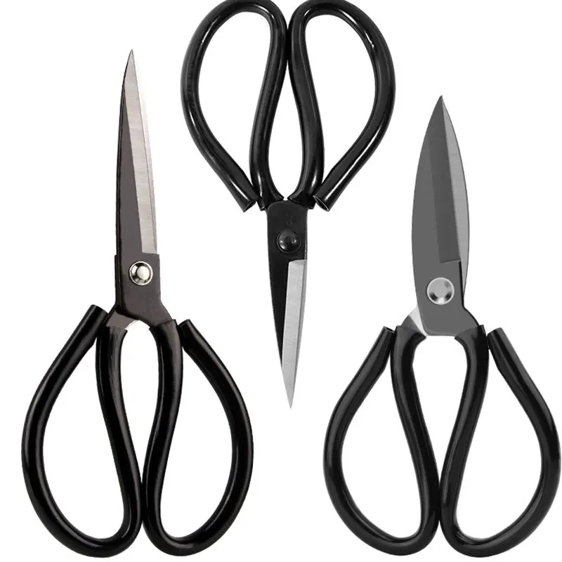 

1 шт. новые высококачественные промышленные ножницы для кожи и гражданские портновские ножницы для индивидуальной резки кожи портновские ножницы