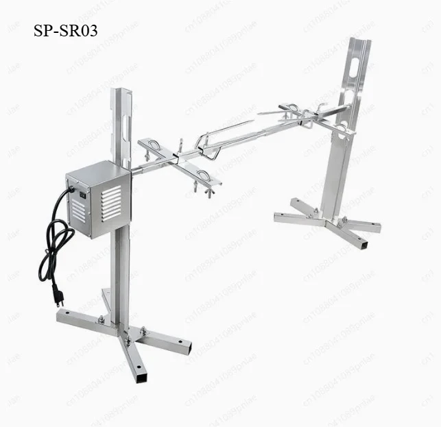 Stainless Steel Electric BBQ Spit Roaster for Whole Lamb Outdoor Grill